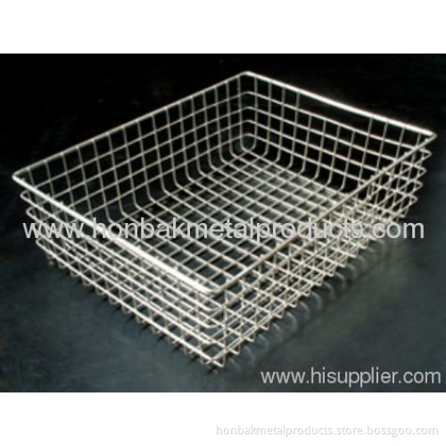 Stainless Steel Wire Mesh Washing Basket